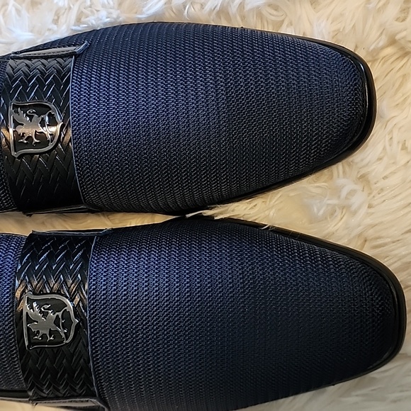 Stacy Adams Men\'s Dark Blue Loafers Shoes Brand New No Tag main image 9